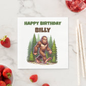 Friendly Bigfoot Serviette (Beispiel)