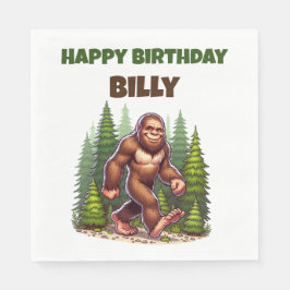 Friendly Bigfoot Serviette