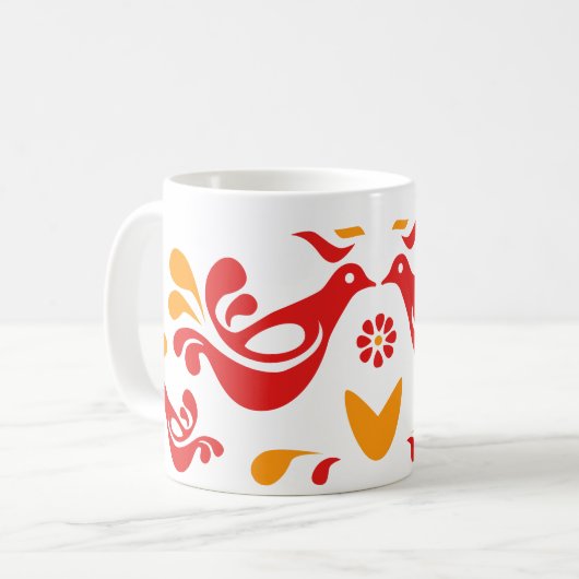 Friendly Bird Kaffeetasse (Vorderseite Links)