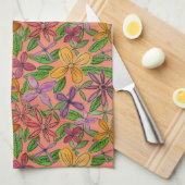 Friendly Blooms Geschirrtuch (Viertel Falte)