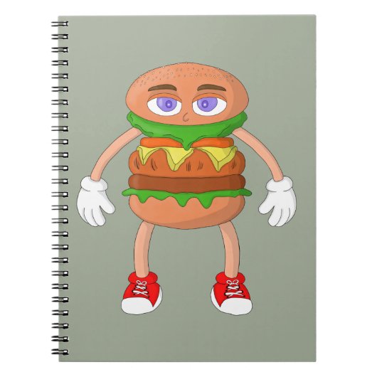 Friendly Burger Notizblock (Vorderseite)