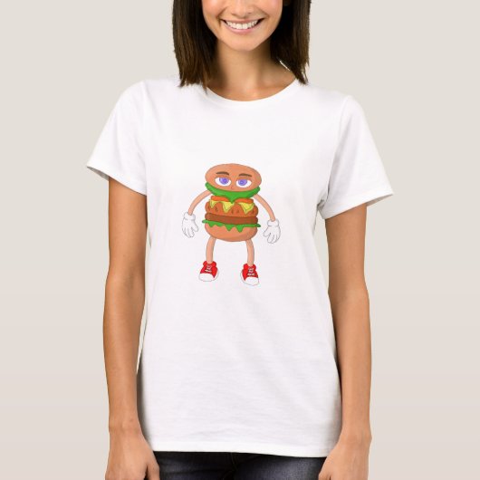 Friendly Burger T-Shirt (Vorderseite)