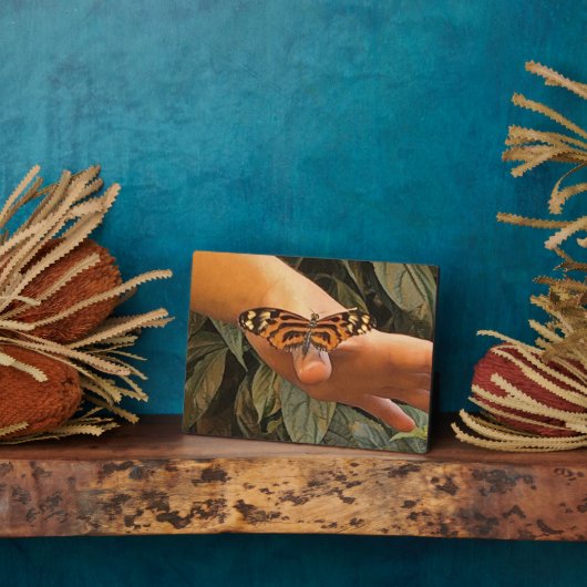 Friendly Butterfly Fotoplatte (Seite)