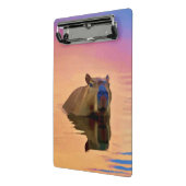 Friendly Capybara Mini Klemmbrett (Gewinkelt2)