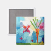 Friendly Carrot Magnet (Vorderseite/Rückseite)