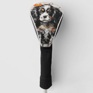 Friendly Cavalier King Charles Spaniel Puppy Hunde Golf Headcover