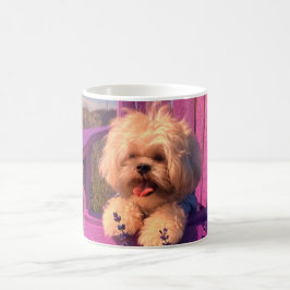 Friendly Cute Shih Tzu Puppy Smiles (Dog Days) Kaffeetasse