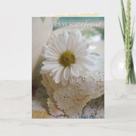 Friendly Daisy Blessings - "Sweet Friend" Karte