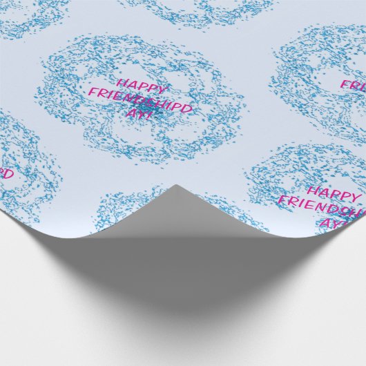 Friendly Day Wrapping Paper Geschenkpapier (Ecke)