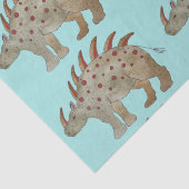 Friendly Dinosaur Seidenpapier (Detail)