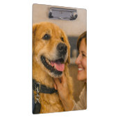 Friendly Dog Begrüßung Acryl Klemmbrett (Rechts)