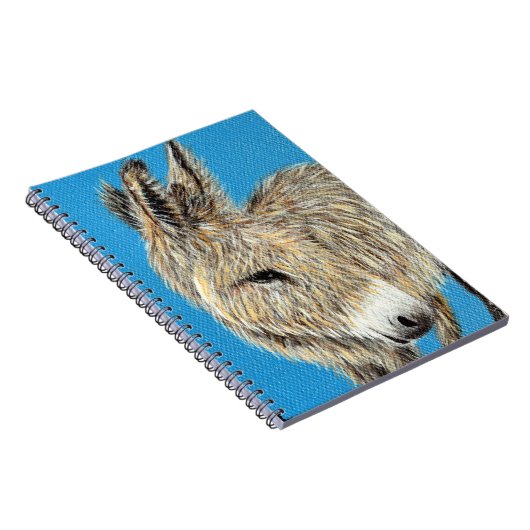 Friendly Donkey Painting Notizblock (Rechte Seite)