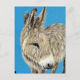 Friendly Donkey Painting Postkarte