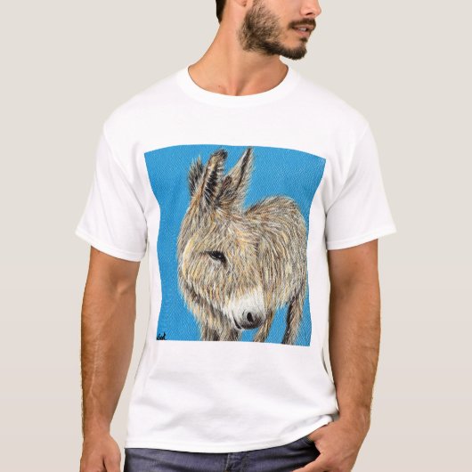 Friendly Donkey Painting T-Shirt (Vorderseite)