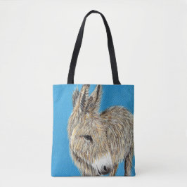 Friendly Donkey Painting Tasche