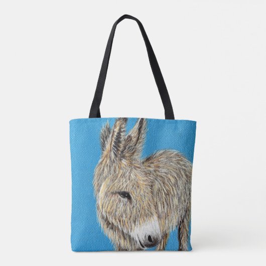 Friendly Donkey Painting Tasche (Rückseite)