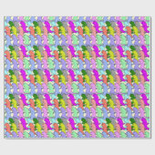 Friendly Dragons Geschenkpapier (Flach)