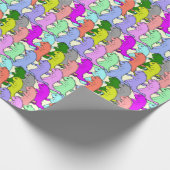 Friendly Dragons Geschenkpapier (Ecke)