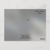 Friendly Eichhörnchen Postkarte (Rückseite)