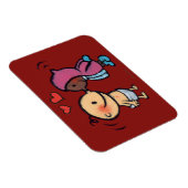 Friendly Eskimo Nose Kisses Kids Magnet (Rechte Seite)
