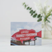 Friendly Fisherman Postkarte (Stehend Vorderseite)