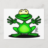 Friendly Frog Postkarte (Vorderseite)