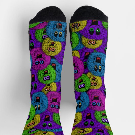 Friendly Fuzzles Socken (Oben)