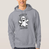 Friendly Ghost - Ghostin' Around Retro Design Hoodie (Vorderseite)