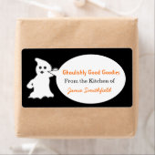 Friendly Ghost Halloween Kitchen Labels (Insitu)