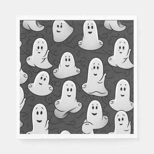 Friendly Ghost Serviette (Vorderseite)