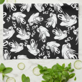 Friendly Ghosts Halloween Geschirrtuch (Gefaltet)