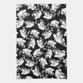 Friendly Ghosts Halloween Geschirrtuch (Vertikal)