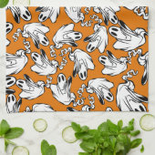 Friendly Ghosts Halloween Geschirrtuch (Gefaltet)