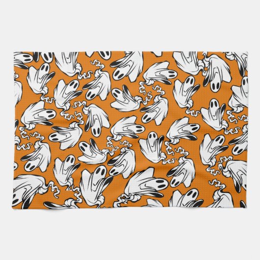 Friendly Ghosts Halloween Geschirrtuch (Horizontal)