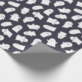 Friendly Ghosts Halloween Pattern Geschenkpapier