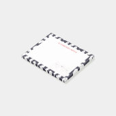 Friendly Ghosts Halloween Pattern Post-it Klebezettel (angewinkelt)