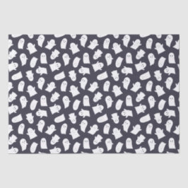Friendly Ghosts Halloween Pattern Seidenpapier