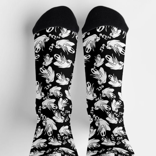 Friendly Ghosts Halloween Socken (Oben)