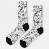 Friendly Ghosts Halloween Socken (Linkes Detail)