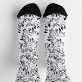 Friendly Ghosts Halloween Socken (Oben)