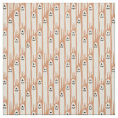 Friendly Ghosts on Cream and orange – Halloween Stoff (Muster)