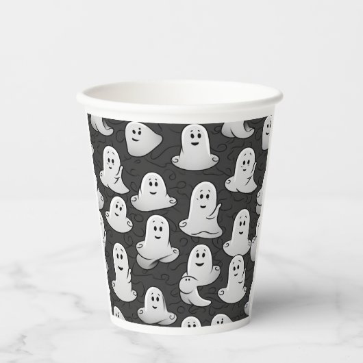 Friendly Ghosts Pappbecher (Vorderseite)