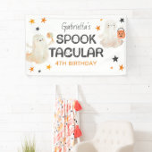 Friendly Ghosts Spooktacular Kids Birthday Banner (Insitu)