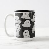 Friendly Ghosts Zweifarbige Tasse (Links)