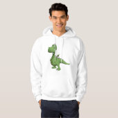 Friendly Green Dinosaur Hoodie (Vorne ganz)