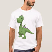 Friendly Green Dinosaur T-Shirt (Vorderseite)