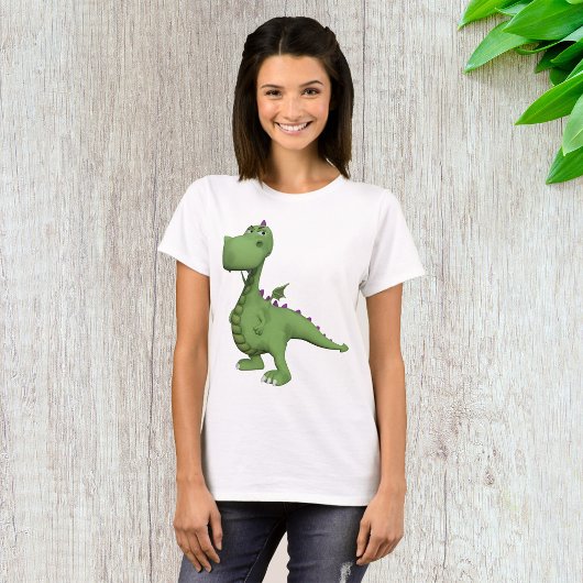 Friendly Green Dinosaur T-Shirt
