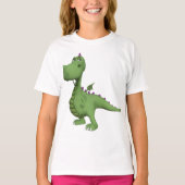 Friendly Green Dinosaur T-Shirt (Vorderseite)