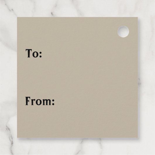 Friendly Halloween Ghost Twins Geschenkanhänger (Rückseite)