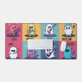 Friendly Halloween Ghosts Schreibtischunterlage (Tastatur & Maus)